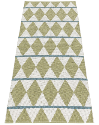 Horredsmattan - Plastmatta Zigge 70x200 cm - Grön - 70X200