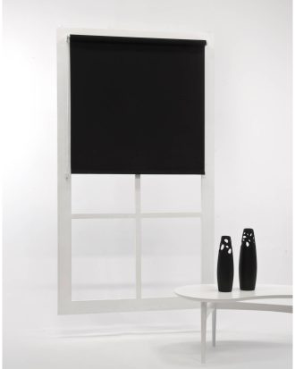 Hasta - Mörkläggande rullgardin - Svart - 80