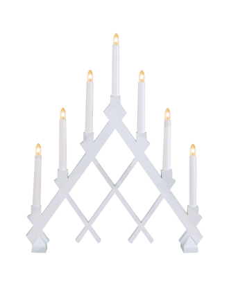 Star Trading - Träljusstake RUT - Vit