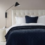 Ellos - Överkast Greta i tvättad sammet 180x260 cm - Blå - 180X260