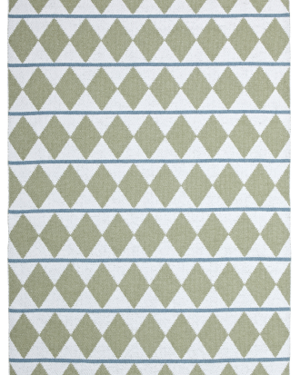 Horredsmattan - Plastmatta Zigge 150x200 cm - Grön - 150X200