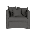 Furninova - Fåtölj Luna 1,5-sits - Grå