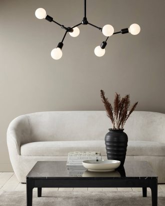 Ellos - Taklampa Florean - Svart