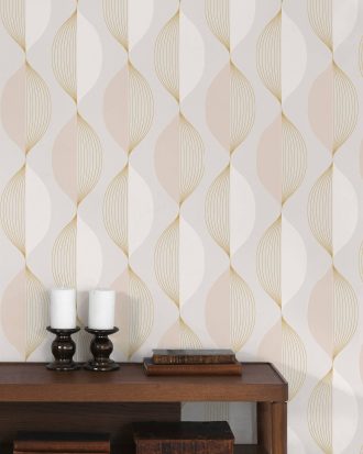 Duro. - Tapet Ellips - Guld