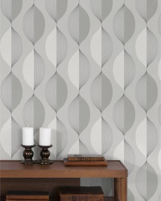 Duro. - Tapet Ellips - Grå