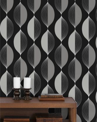 Duro. - Tapet Ellips - Svart