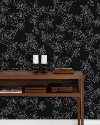 Duro. - Tapet Inez - Svart