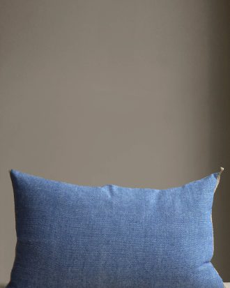 Mimou - Handvävd och växtfärgad kudde Bliss - Blå