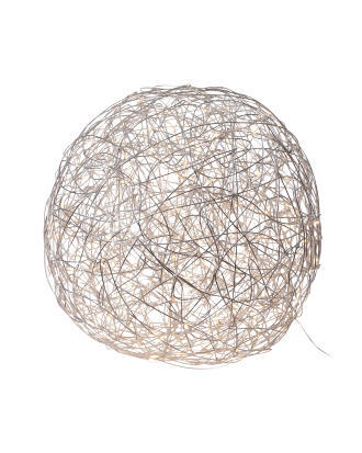 Star Trading - Dekoration med ljusslinga Trassel 80 cm - Silver