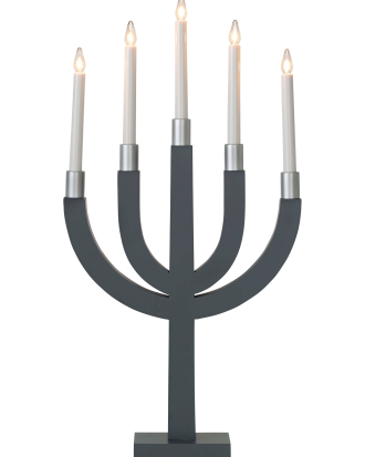 Star Trading - Adventsljusstake Elias - Grå