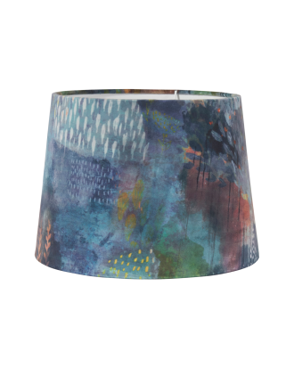 PR Home - Lampskärm Sofia Sammet 20 cm - Blå