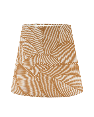 PR Home - Lampskärm Mia mönstrad 17 cm - Gul