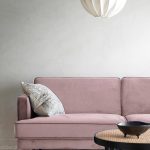 Ellos - Soffa Larissa 3-sits i sammet - Rosa