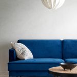 Ellos - Soffa Larissa 3-sits i sammet - Blå