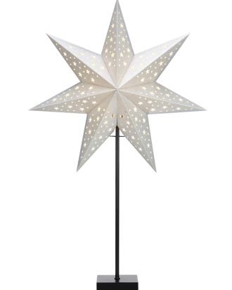 Markslöjd - Bordsstjärna Solvalla 69 cm - Silver
