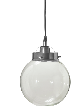 PR Home - Taklampa Normandy 20cm - Silver