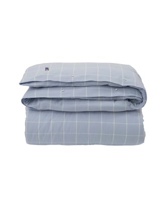 Lexington - Påslakan Hotel Light Flannel Duvet - Blå - 220X220