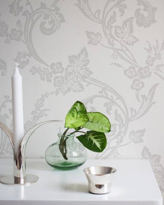 Duro. - Tapet Johannelund - Silver