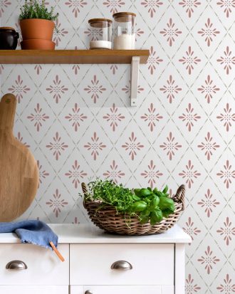 Duro. - Tapet Ljungbacka - Röd