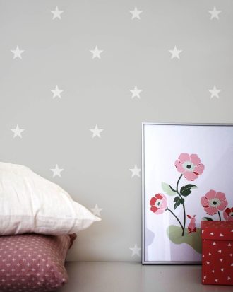 Duro. - Tapet Star - Grå