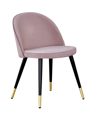 Venture Home - Stol Velvet Mässing 2-pack - Rosa