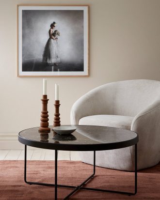 Ellos - Soffbord Gellina Ø 80 cm - Svart