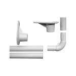 Hasta - Duschstång universal - Vit