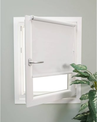 Hasta - Mörkläggande rullgardin Multifix - Vit - 80