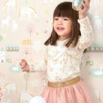 Majvillan - Tapet My Farm - Rosa