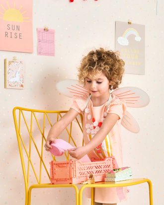 Majvillan - Tapet Stardust - Rosa