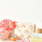 Majvillan - Tapet Stardust - Vit