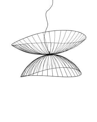 Globen Lighting - Pendel Ray 115 - Svart