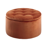 NORDFORM - Sittpuff Peking med förvaring - Orange