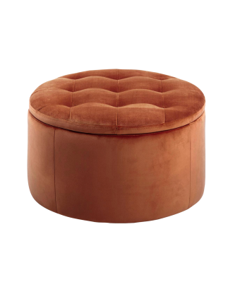 NORDFORM - Sittpuff Peking med förvaring - Orange