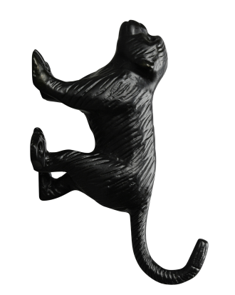 Byon - Väggkrok Monkey 15 cm - Svart