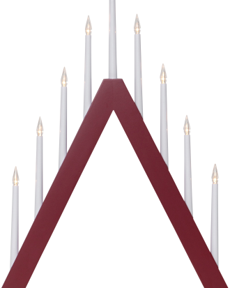 Star Trading - Ljusstake JAZZ A - Röd