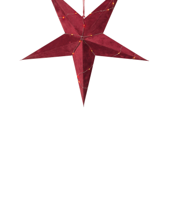 Star Trading - Velvet+slinga - Röd