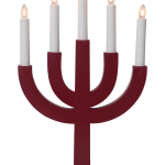 Star Trading - Ljusstake Selma - Röd