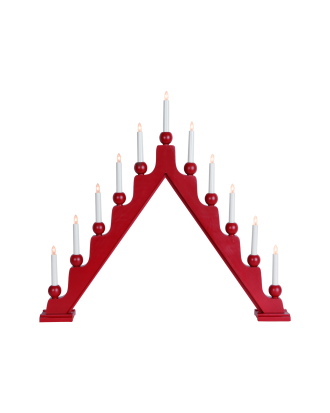 Star Trading - Ljusstake Stellan - Röd