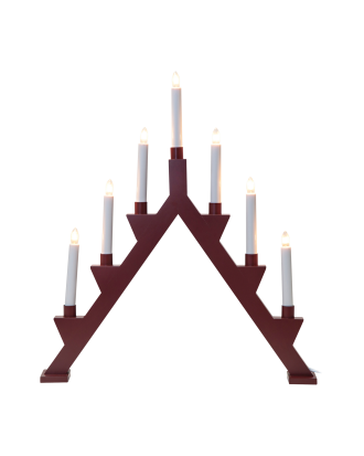 Star Trading - Ljusstake Zack 7 L - Röd