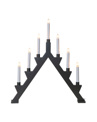 Star Trading - Ljusstake Zack 7 L - Grå