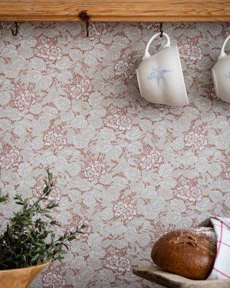 Duro. - Tapet Gysinge - Röd