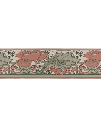 Duro. - Tapetbård Värmlands Säby - Röd