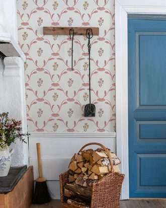 Duro. - Tapet Hemmingbo - Röd