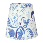 PR Home - Toppringskärm Cia i Printed Cotton 20 cm - Blå