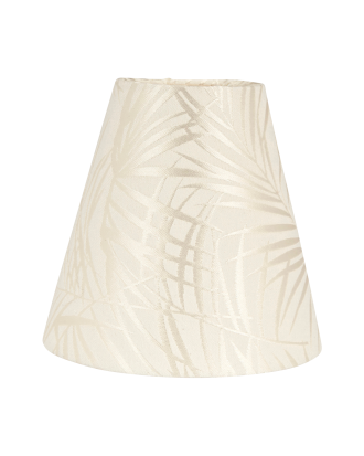 PR Home - Toppringskärm E14 Jacquard woven 15cm - Natur