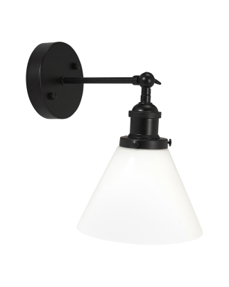 PR Home - Vägglampa Lambda 18 cm - Vit