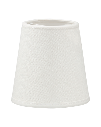 PR Home - Lampskärm Queen Franza 12 cm - Vit