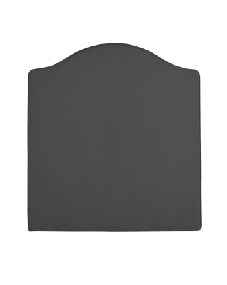 Mille Notti - Sänggavel Carlita Linen - Grå - 90