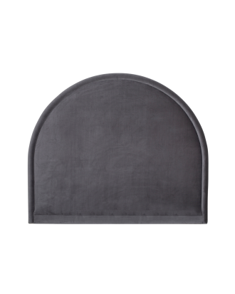 Mille Notti - Sänggavel Luna Sammet - Grå - 90